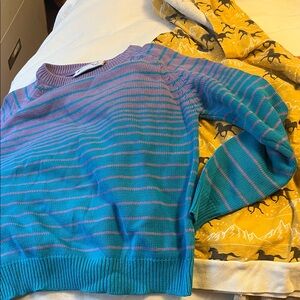 Striped Blue and Purple Kids Sweater euro and other small brands like Nico Nico,
